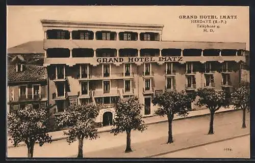 AK Hendaye /B.-P., Grand Hotel Imatz