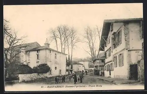 AK Hasparren /Basses-Pyrénées, Place Hody