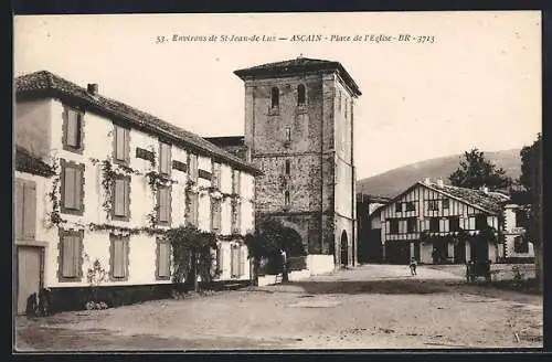 AK Ascain, Place de l`Eglise