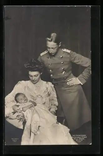 AK Kronprinz Wilhelm von Preussen mit seiner Familie