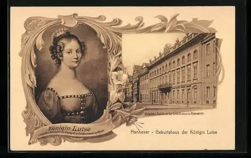 AK Hannover, Geburtshaus von Königin Luise von Preussen