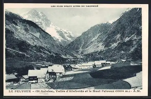 AK St-Antoine /Le Pelvoux, Vallaée d`Ailefroide et le Mont Pelvoux