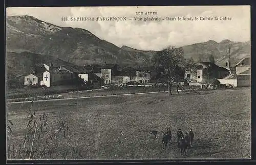 AK St-Pierre-d`Argencon, Vue generale, Col de la Cabre