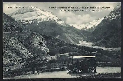 AK Bourg d`Oisens /Vallée d`Arsine, Service d`automobile du Bourg d`Oisens au Lauteret