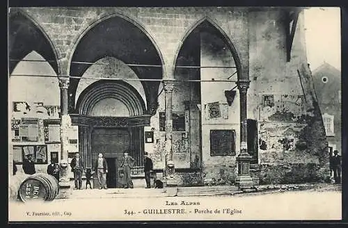 AK Guillestre, Porche de l`Eglise