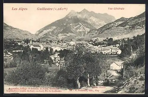 AK Guillestre, Vue generale, au fond, Pic de Guillestre