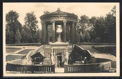 AK Bad Homburg v. d. H., Elisabethen-Brunnen