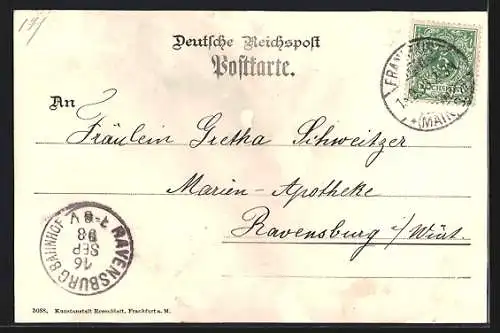 AK Frankfurt a. M., Der Rossmarkt