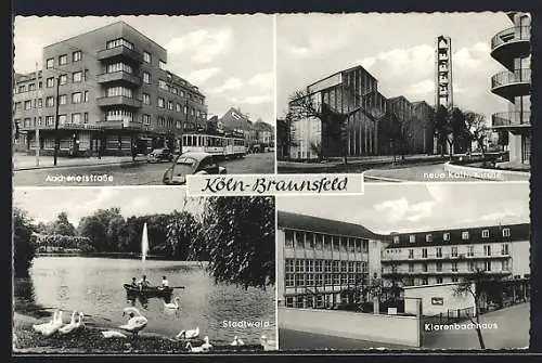 AK Köln-Braunsfeld, Aachenerstrasse, Klarenbachhaus