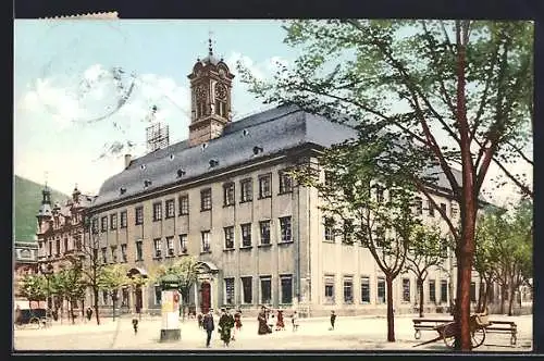 AK Heidelberg, Litfasssäule an der Universität