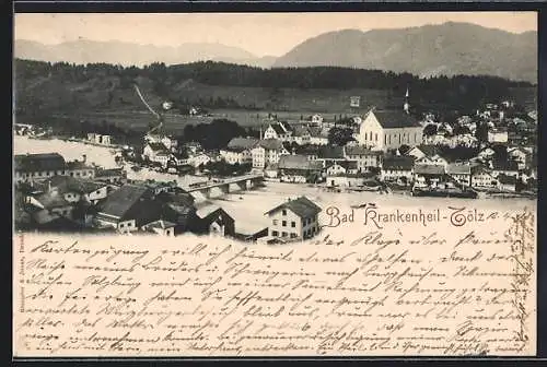 AK Bad Krankenheil-Tölz, Panoramablick aus der Vogelschau