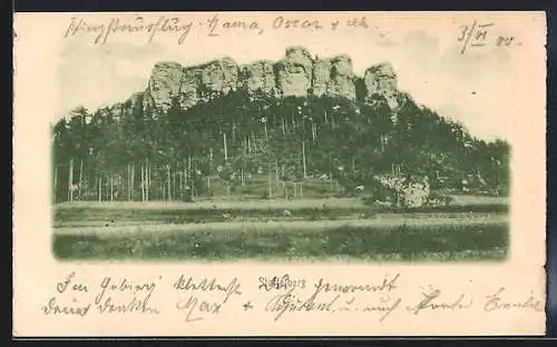 AK Staffelberg, Gesamtansicht von einem Feld aus