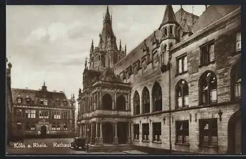 AK Köln a. Rh., Am Rathaus