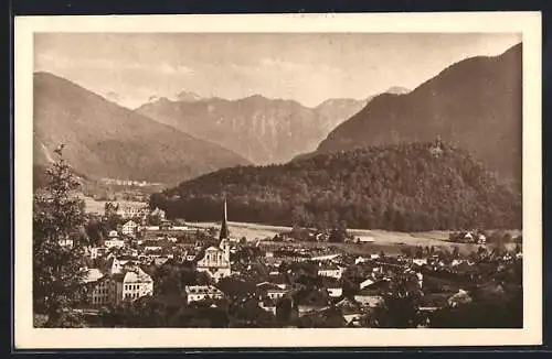 AK Bad Ischl, Ortsansicht mit Dachstein