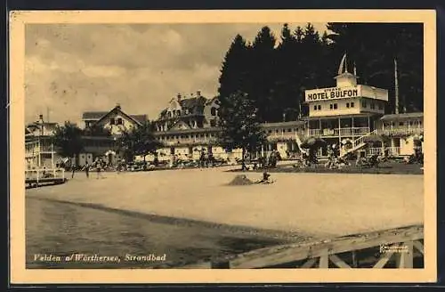 AK Velden a. Wörthersee, Strandbad