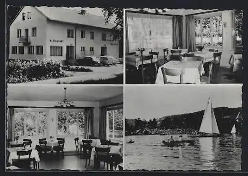 AK Krumpendorf /Wörther See, Pension und Restaurant Wulfenia, Pamperlallee