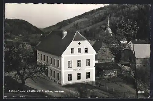 AK Mönichwald / Ost-Stmk., Gasthof Greineder