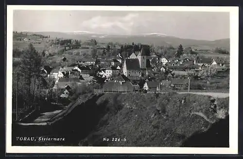 AK Vorau /Steiermark, Ortsansicht aus der Vogelschau