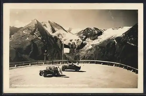 AK Grossglockner, Parkplatz Hochalpenstrasse, Edelweissspitze