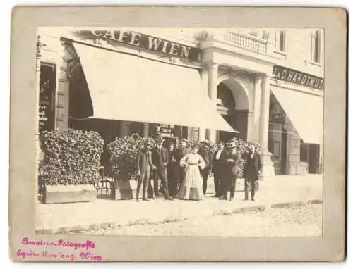 Fotografie Egidio Boufang, Wien, Ansicht Wien, Lichtensteinstr. 155, Cafe Wien, Ladengeschäft L. & C. Hardtmuth