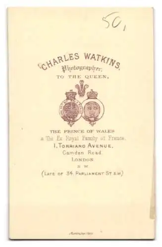 Fotografie Charles Watkins, London, 1 Torriano Avenue, Porträt eines Mannes