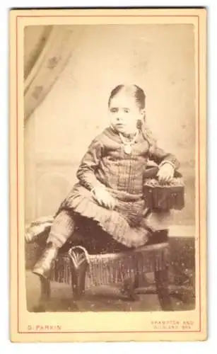 Fotografie G. Parkin, Brampton, Portrait eines jungen Mädchens