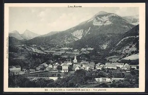 AK St.-Julien-en-Beauchène, Vue generale