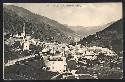 AK Aiguilles /Hautes-Alpes, Vue generale