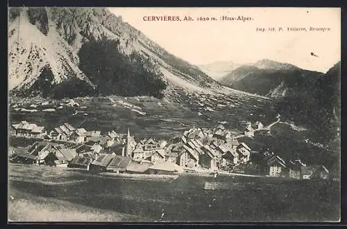 AK Cervières /Htes-Alpes, Vue generale