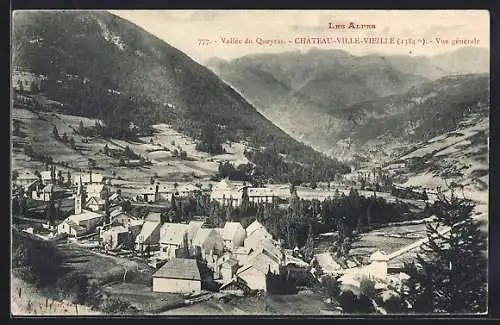 AK Château-Ville-Vieille, vue générale