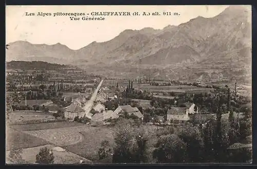 AK Chauffayer /Hautes-Alpes, Vue Generale