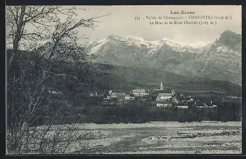AK Chabottes, vue générale et le Mont-Chaillol