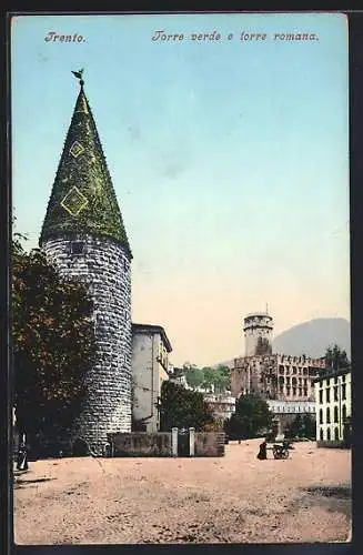 AK Trento, Torre verde e torre romana