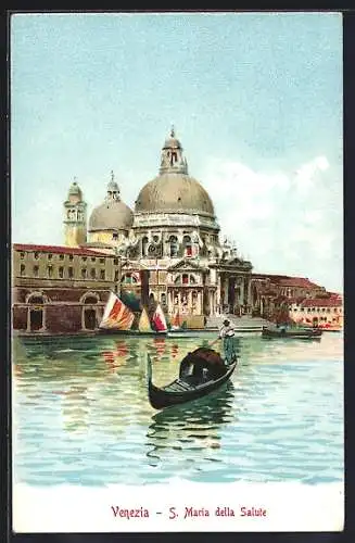 AK Venezia, S. Maria della Salute, Gondel