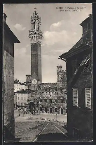 AK Siena, Palazzo Pubblico vista dalla Costarella