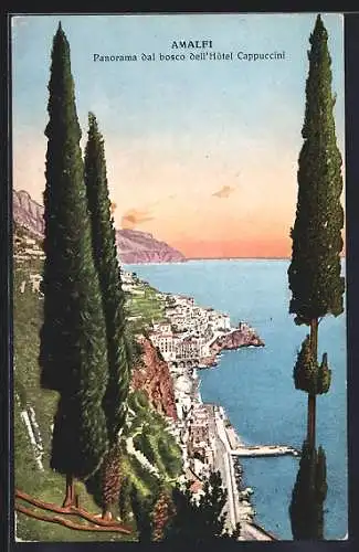 AK Amalfi, Panorama dal bosco dell`Hotel Cappuccini