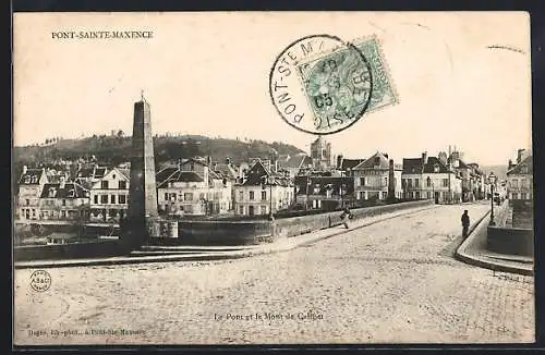 AK Pont-Sainte-Maxence, Le Pont et le Mont de Calipet