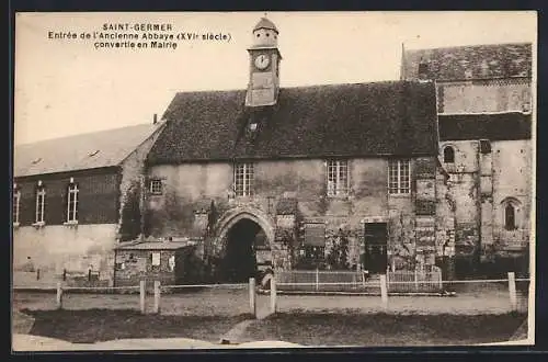 AK Saint-Germer, Entrée de l`Ancienne Abbaye