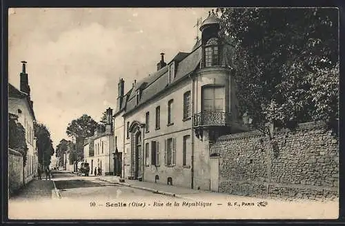 AK Senlis /Oise, Rue de la République