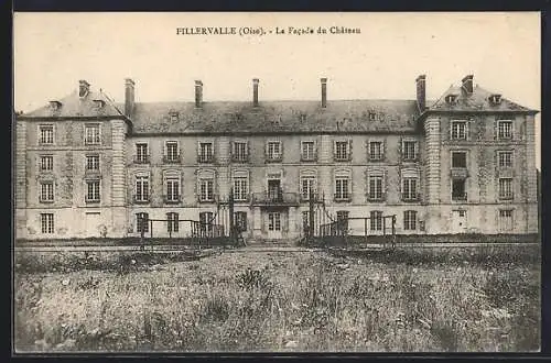 AK Fillervalle /Oise, La Facade du Chateau