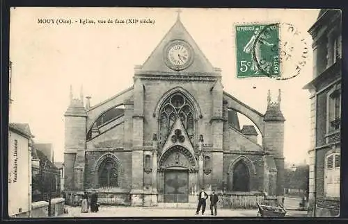 AK Mouy /Oise, Eglise, vue de face