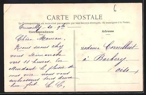 AK Compiègne, Vieux Moulin, Vue Générale