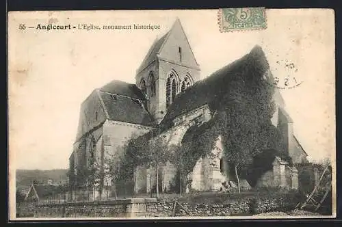 AK Angicourt, L`Eglise, monument historique