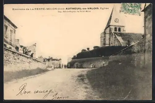 AK Autheuil-en-Valois, Environs de la Ferte-Milon, Eglise