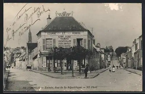 AK Senlis, Entrée, Rue de la République