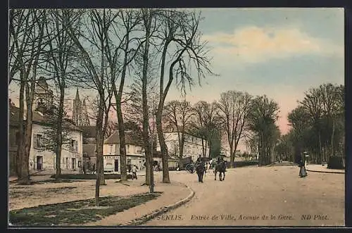 AK Senlis, Entrée de Ville, Avenue de la Gare