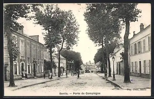 AK Senlis, Porte de Compiègne