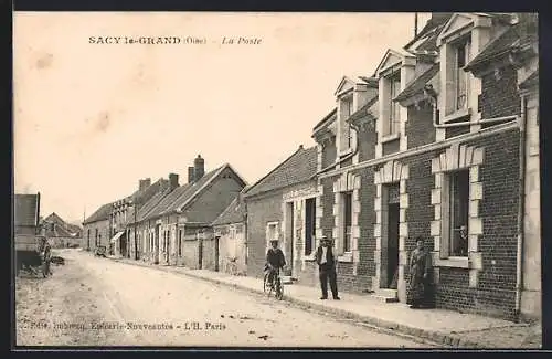 AK Sacy-le-Grand, la Poste