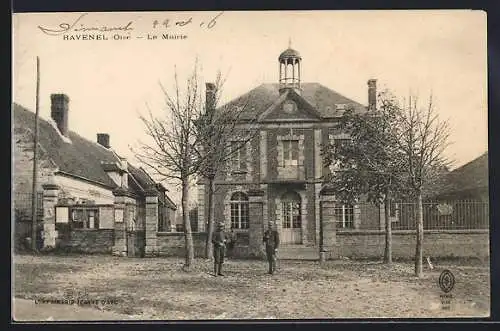 AK Ravenel /Oise, La Mairie