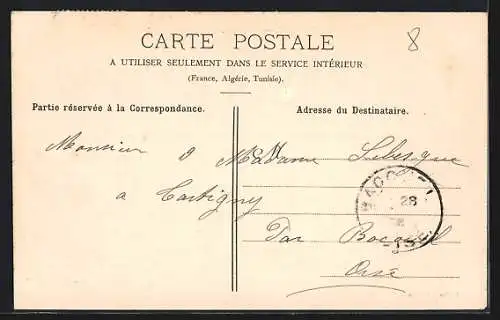 AK Beauvais, Rue Saint-Pierre, Strassenpartie